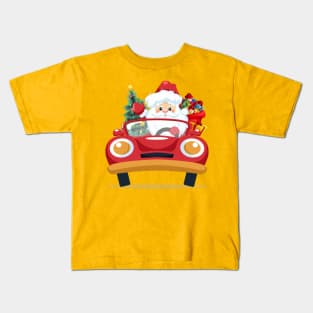 Santa The Driver Kids T-Shirt